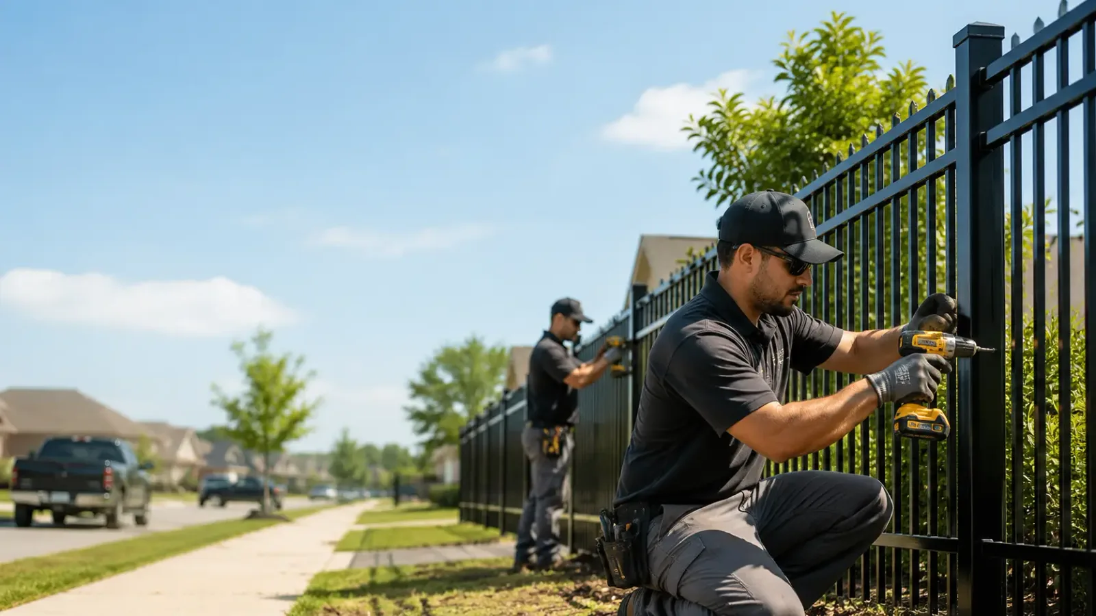 Metal Fence Installation in Parkesburg, PA